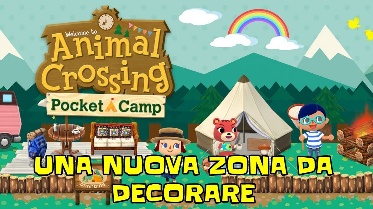 UNA NUOVA ZONA DA DECORARE  🐾 ANIMAL CROSSING POCKET CAMP 📱