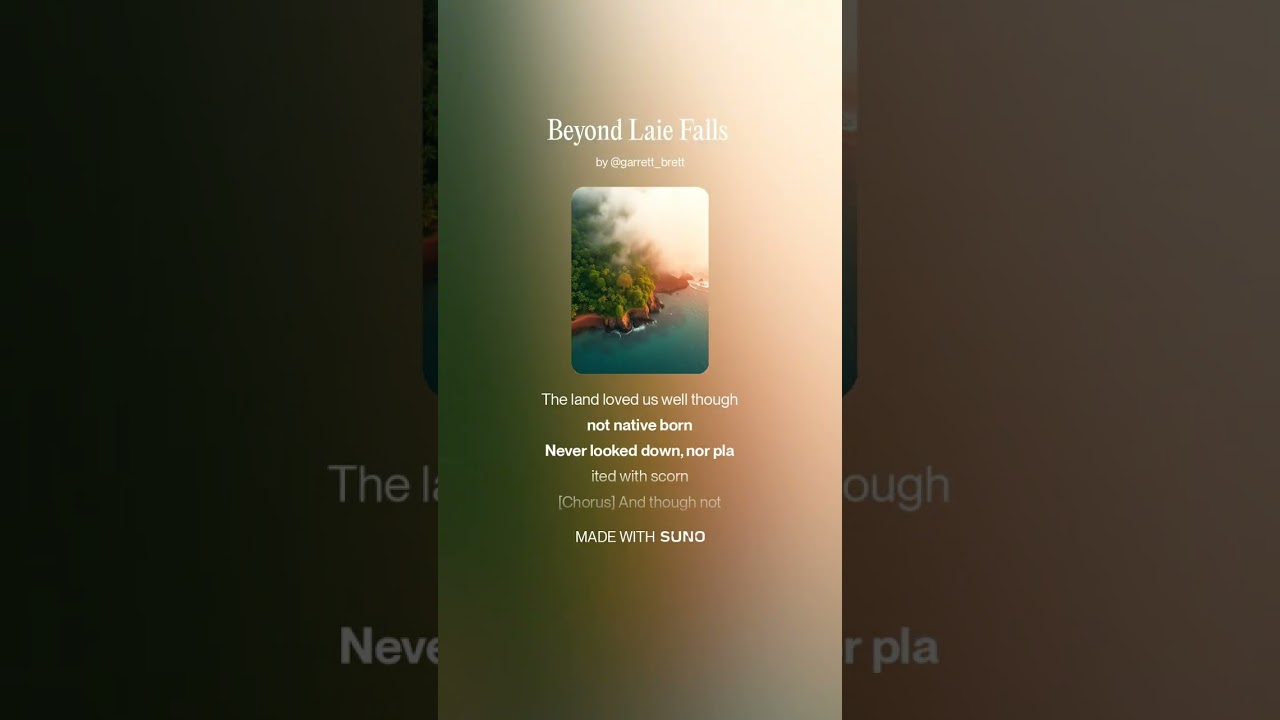 Beyond Laie Falls