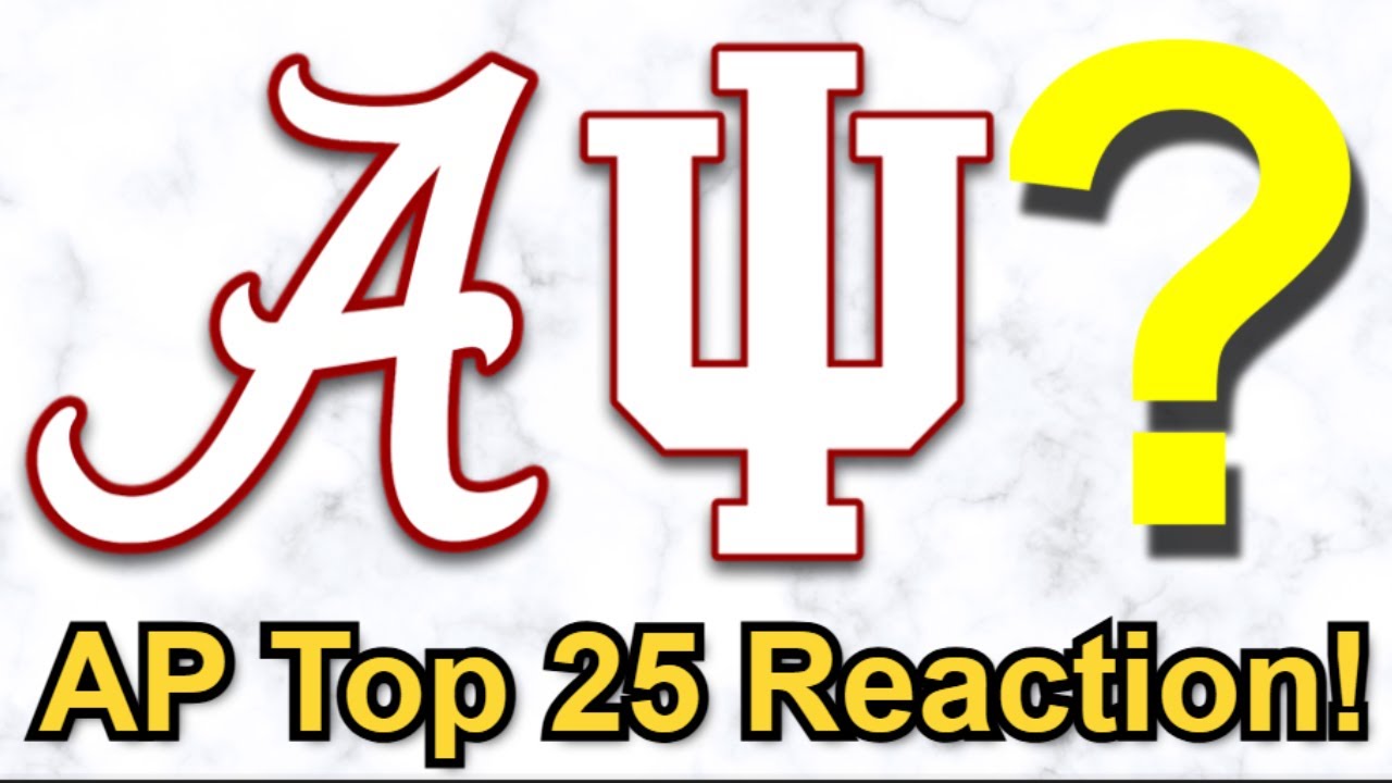 AP Top 25 Preseason Reaction!!! #cfb