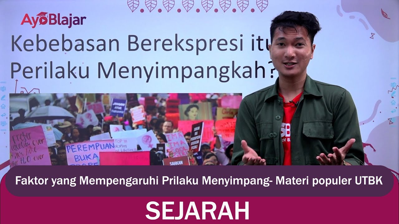 Sosiologi - Faktor yang Mempengaruhi Prilaku Menyimpang - Materi populer UTBK (Kelas 12)