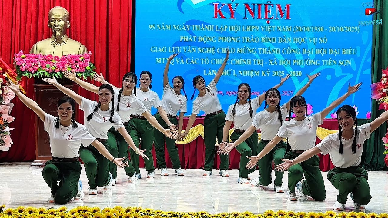 VŨ ĐIỆU SHUFFLE DANCE VÔ CÙNG SÔI ĐỘNG-LK CÔ GÁI MỞ ĐƯỜNG DO CLB SHUFFLE DANCE TDP ĐỌI TAM THỂ HIỆN.