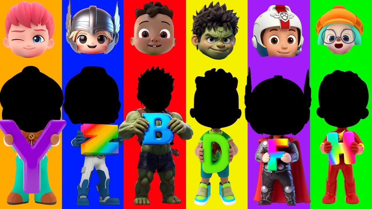 Wrong eyes👀 NEW EPISODES/ Hulk 🆚 Tor 🆚 Pinkfong - COFFIN DANSE  Puzzle Wrong Heads