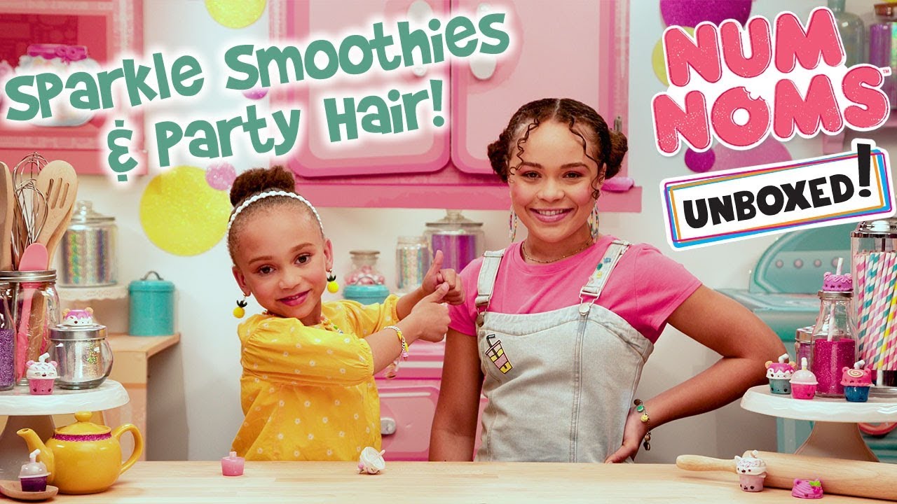 UNBOXED! | Num Noms | Season 4 Episode 3: Sparkle Smoothies & Party Hair!