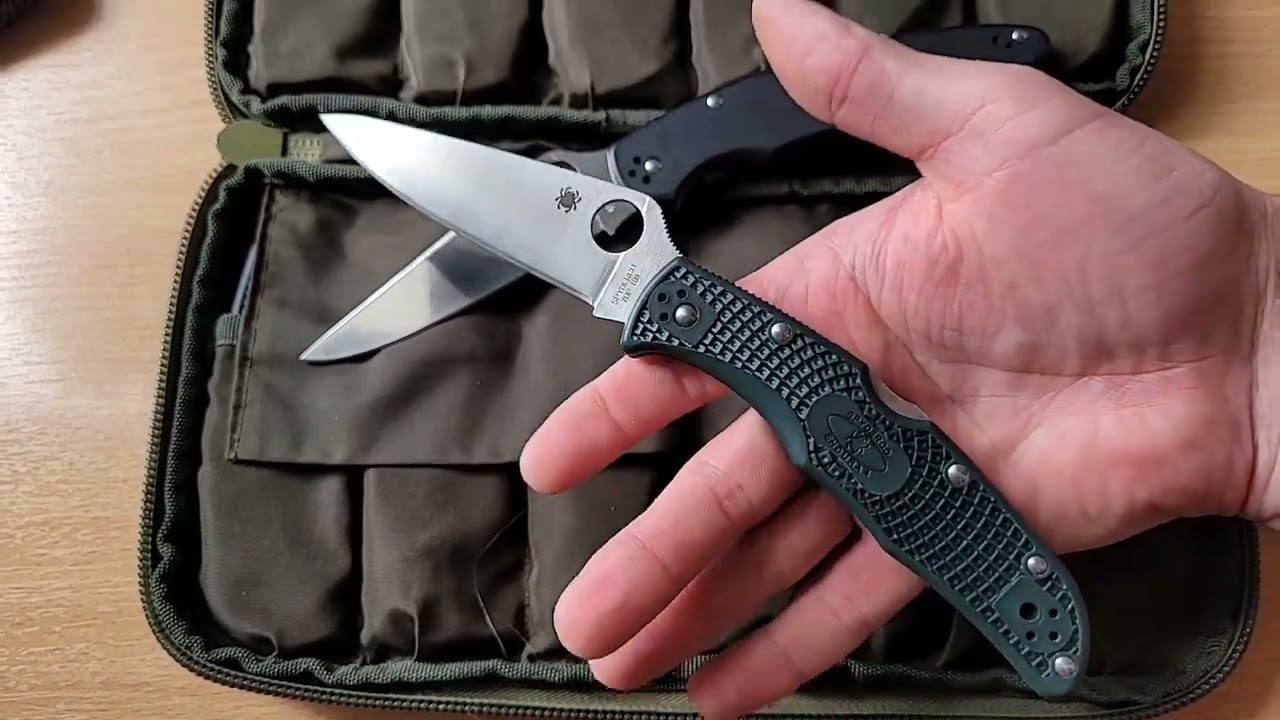 Третье поколение классической модели Spyderco Police 3 G-10. Сравнение с Endura 4.