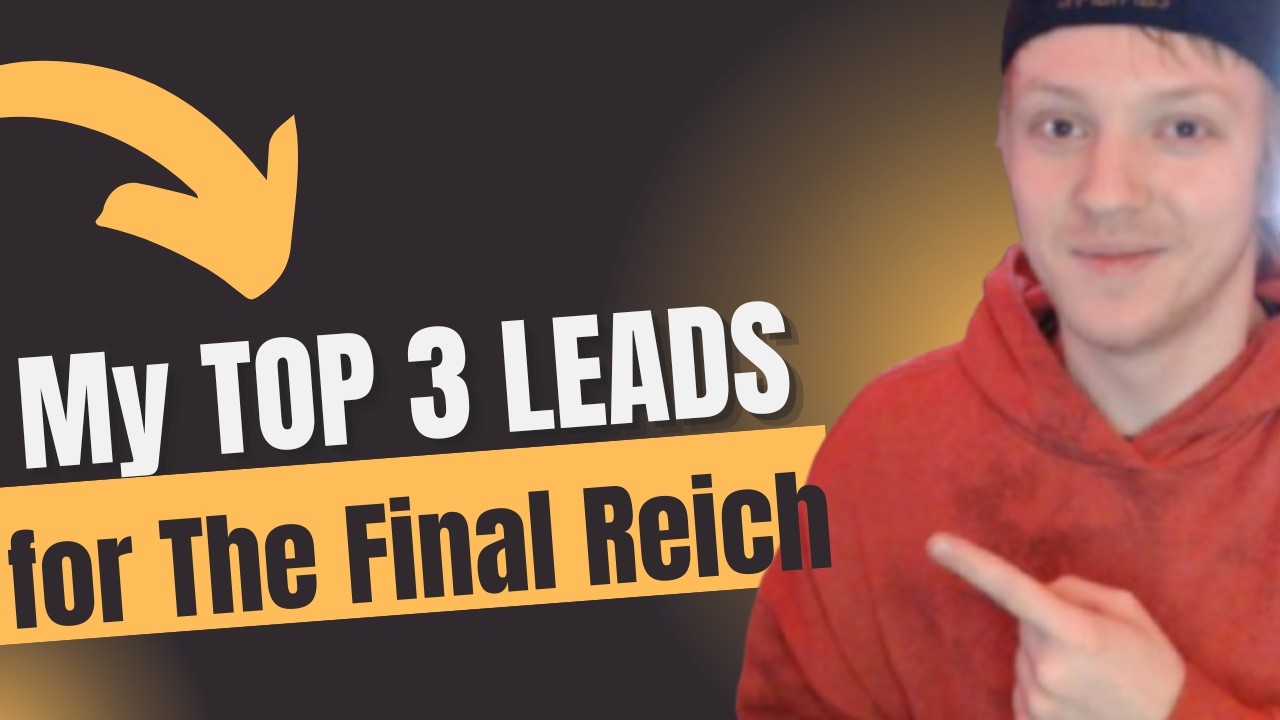 MY TOP 3 Egg Leads with the Most Potential on The Final Reich | COD WW2