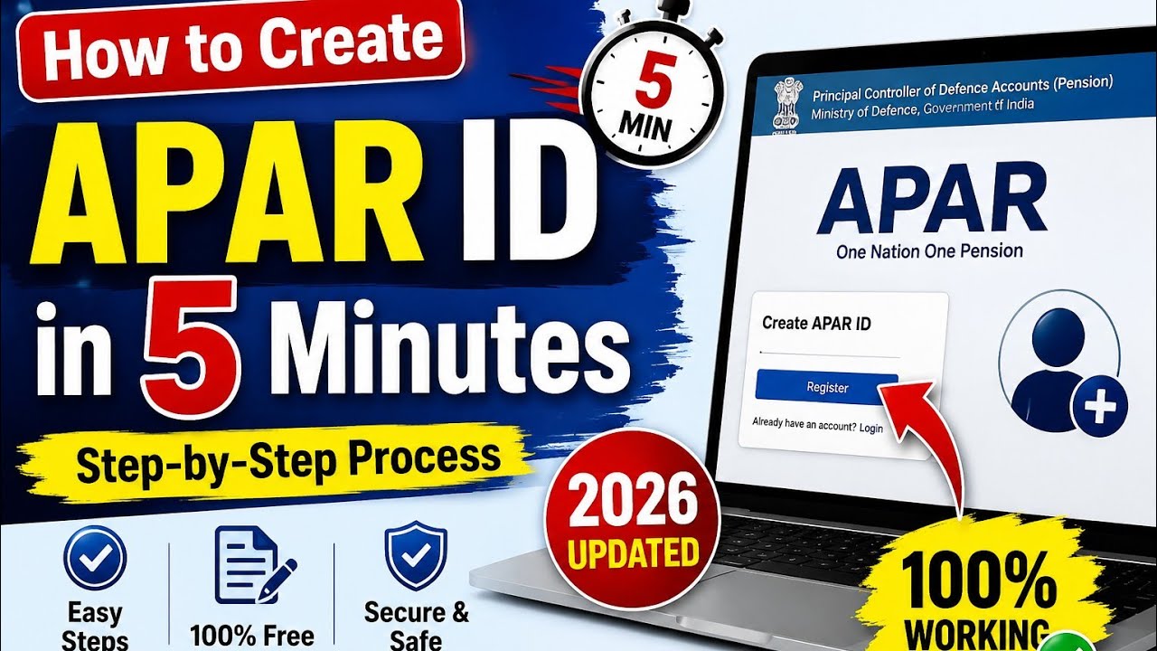 How to Create APAR ID in 5 Minutes | Step-by-Step Guide 2026 | APAR ID Registration Explained @uucms