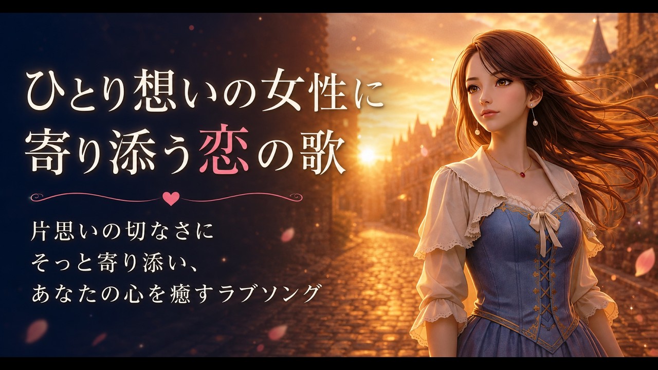 【ひとり想いの女性に寄り添う恋の歌】｜強がりの誓い