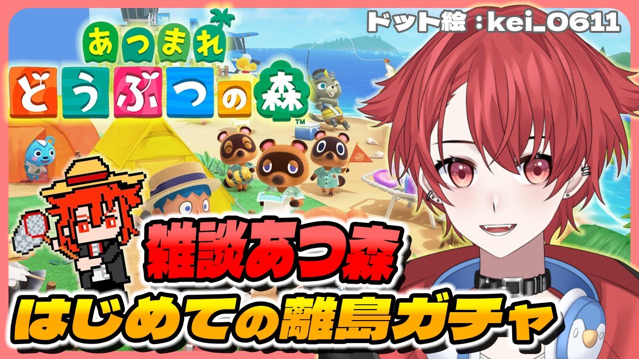 【#あつ森】今日こそ離島ガチャやるぞー！どんな子に出会えるかな｜初見さん大歓迎◎ #あつまれどうぶつの森 #vtuber #雑談