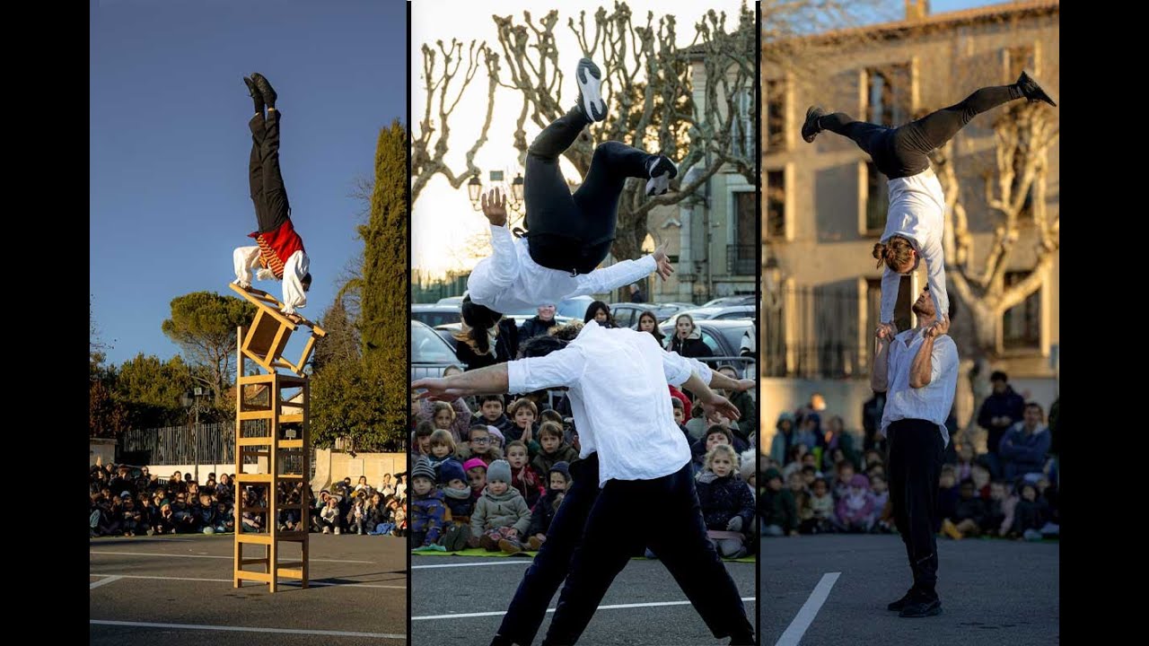 Spectacle de rue cirque, acrobatie et jonglerie en Provence. Compagnie Cirque Indigo en PACA