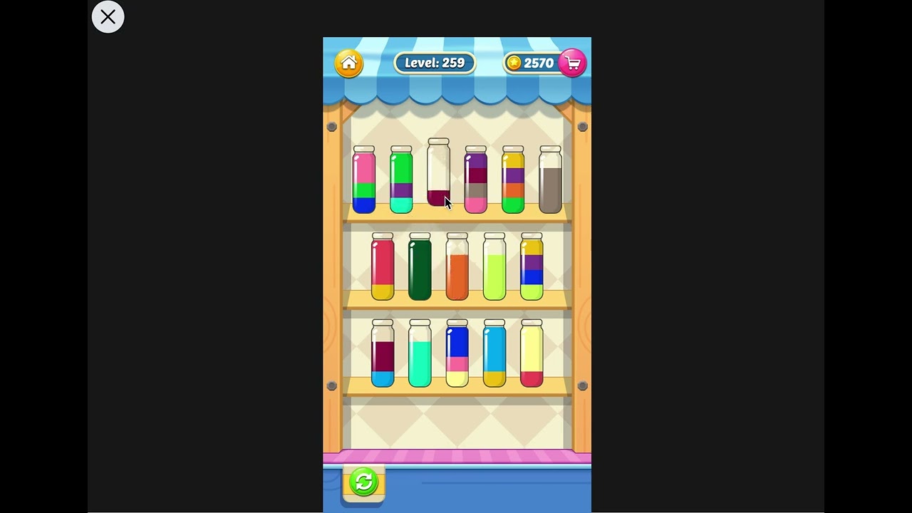 Water Sort Puzzle I Level 259 I  Facebook I SOLVED