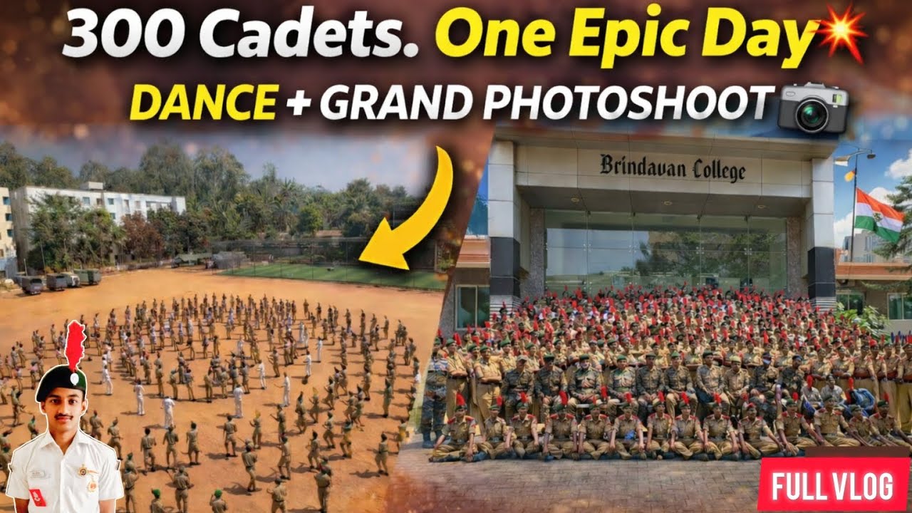 Day 9 NCC YAMS Camp Vlog 2026 | 300 Cadets Dance + Grand Photoshoot 🔥