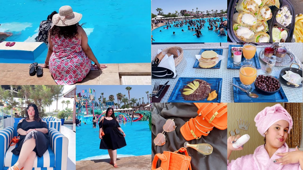 يالاه نجمعو حوايجنا و نمشيو ندوزو نهار🏖️☀️مسبح فطور لي فطرنا لكن تصدمت🤨