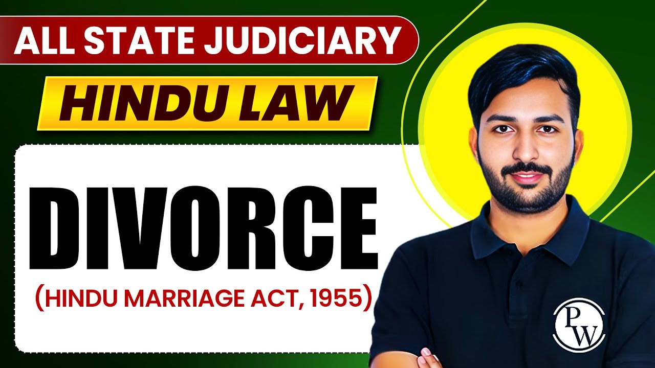 Divorce under Hindu Marriage Act 1955 | Hindu Law | All State Judiciary | Judiciary By PW