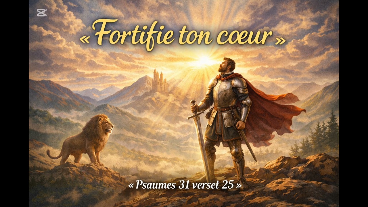 Fortifie ton coeur- chanson tirée du Psaumes 31:25