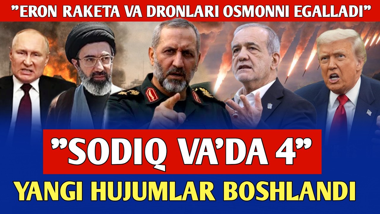 TEZKOR..Eron zarbasi AQSH flotiga urildi, Tel-Aviv yonmoqda! Bahrayn, Dubay hujum ostida