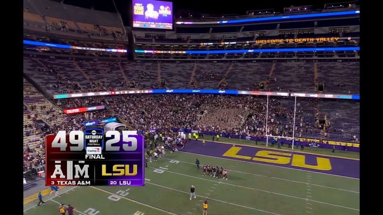 Texas A&M vs LSU 2025 - No huddle