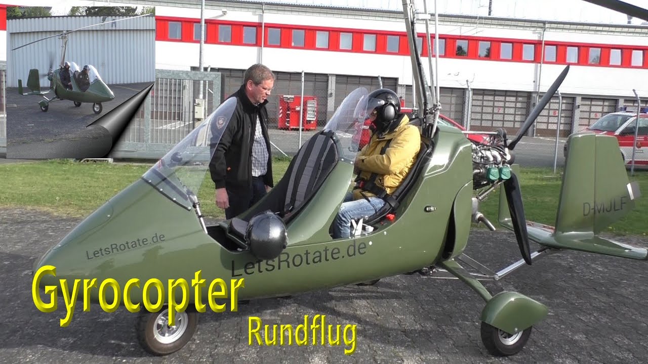 Tragschrauber / Gyrocopterflug Rundflug in Paderborn