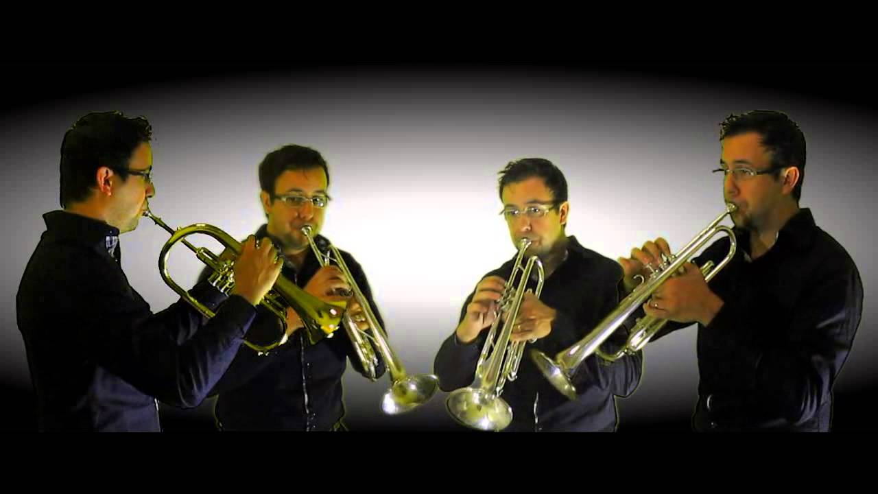 Hino 63 CCB - Quarteto de Trompetes [Se vós baterdes, Ele vos abre]