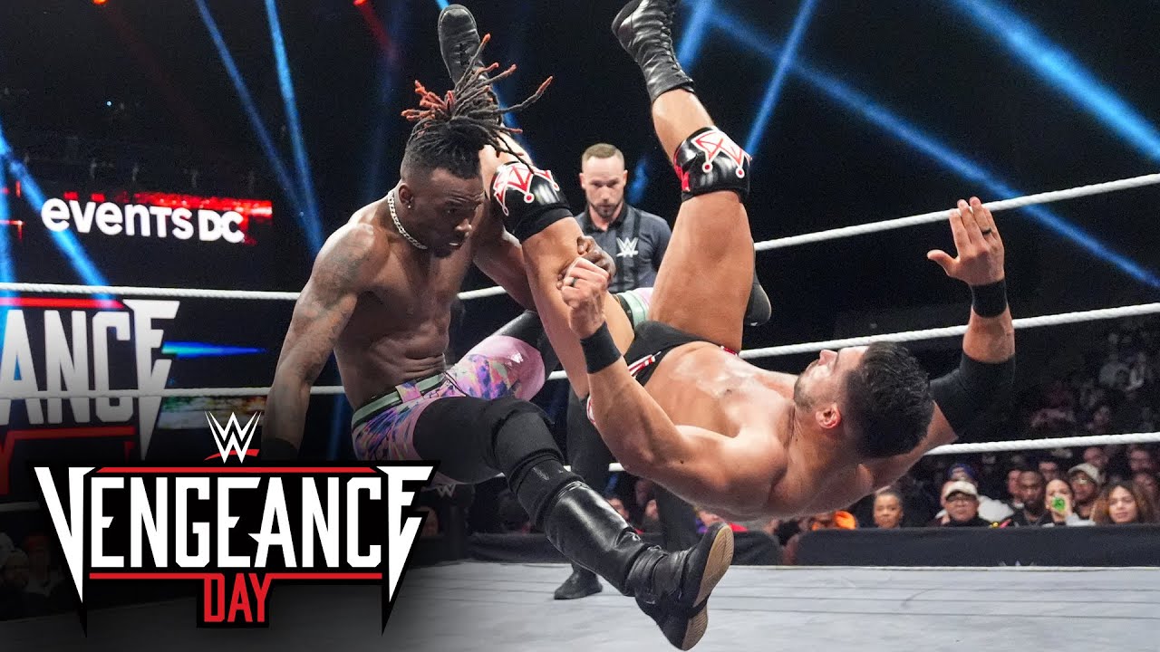 Je’Von Evans vs. Ethan Page: Vengeance Day 2025 highlights