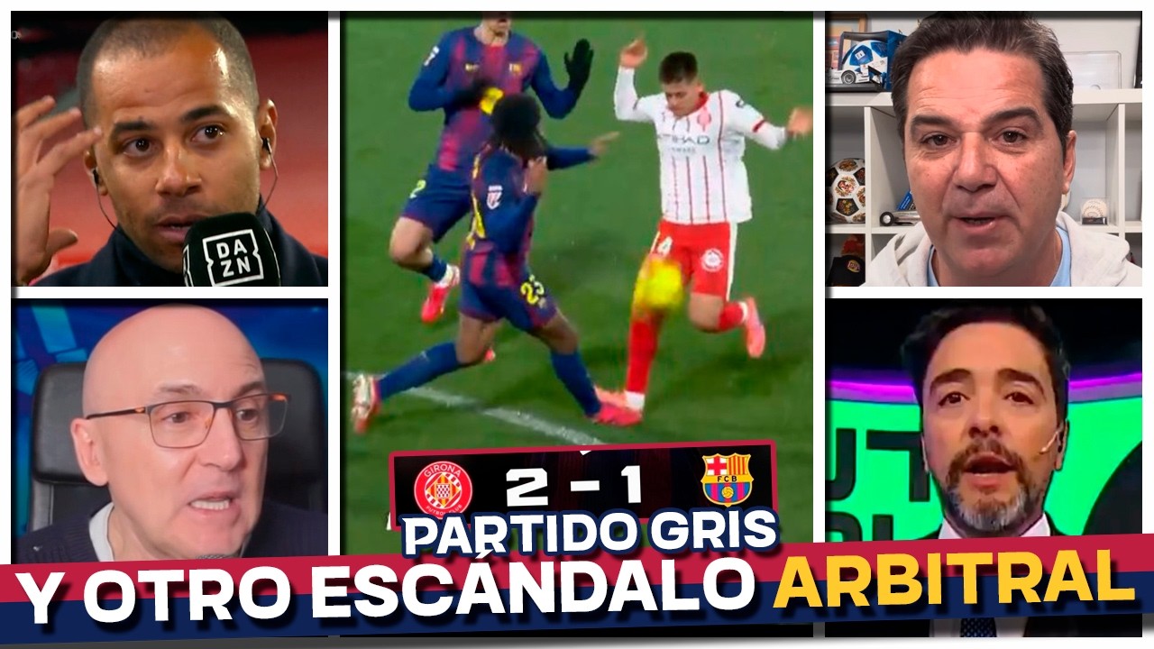 ¡ESCÁNDALO EN GIRONA! Barcelona pierde el liderato con polémicas arbitrales