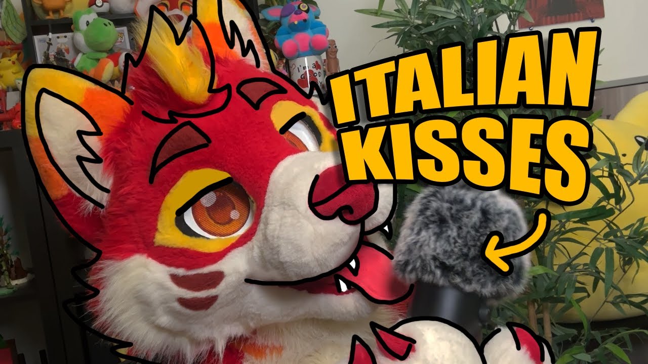 Furry ASMR with Kisses, Humming & Italian Whispers ❤️ (INSTANT TINGLES)