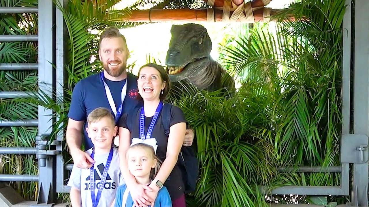 Backstage at Jurassic World Live Tour & Universal Studios Orlando! // K-City Family