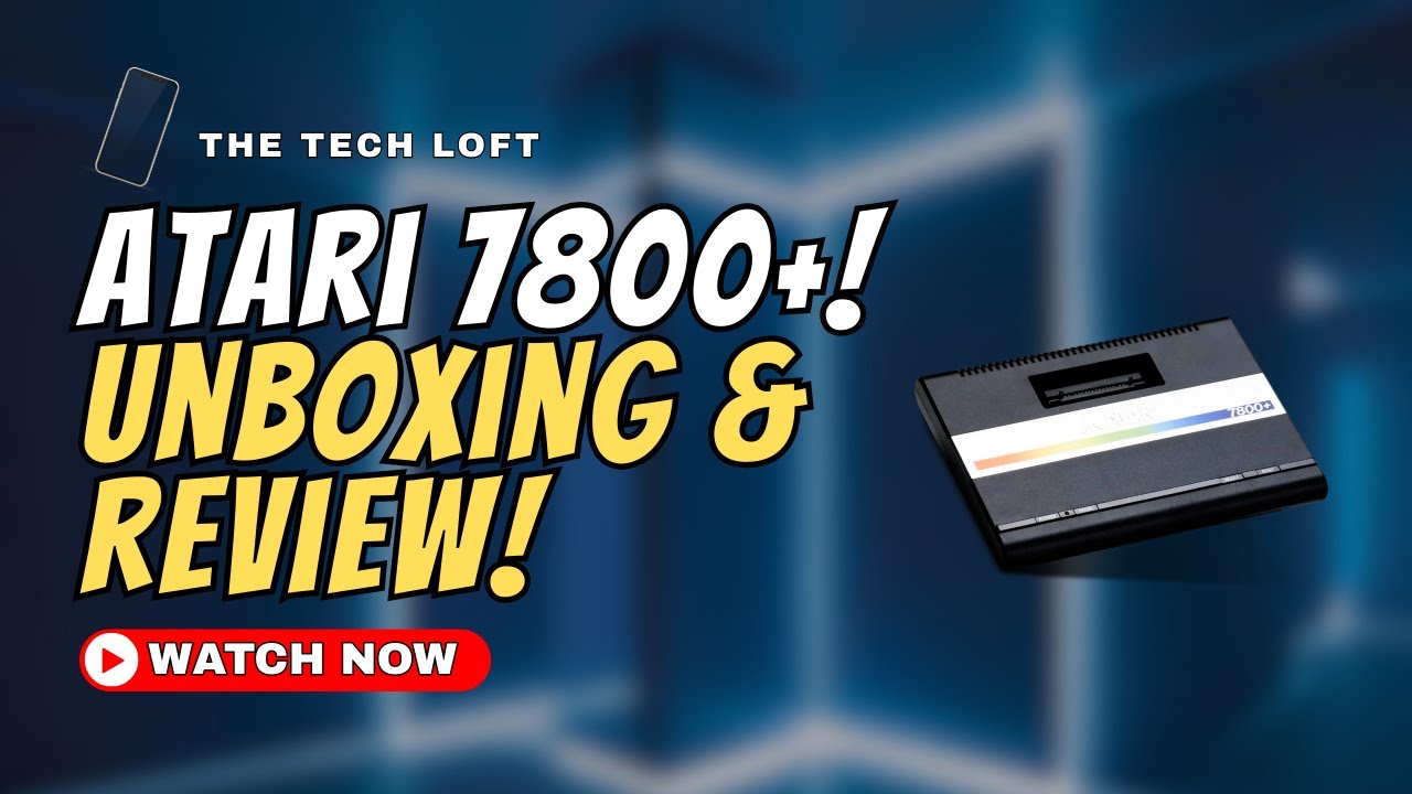 Atari 7800 Plus Unboxing & Review | Modern Retro Gaming Done Right!