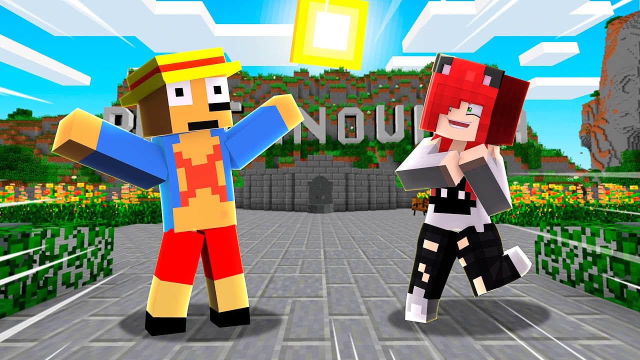 APARECE MI AMIGA SEL EN LA CIUDAD DE PLATANOVILLA EN MINECRAFT 😱