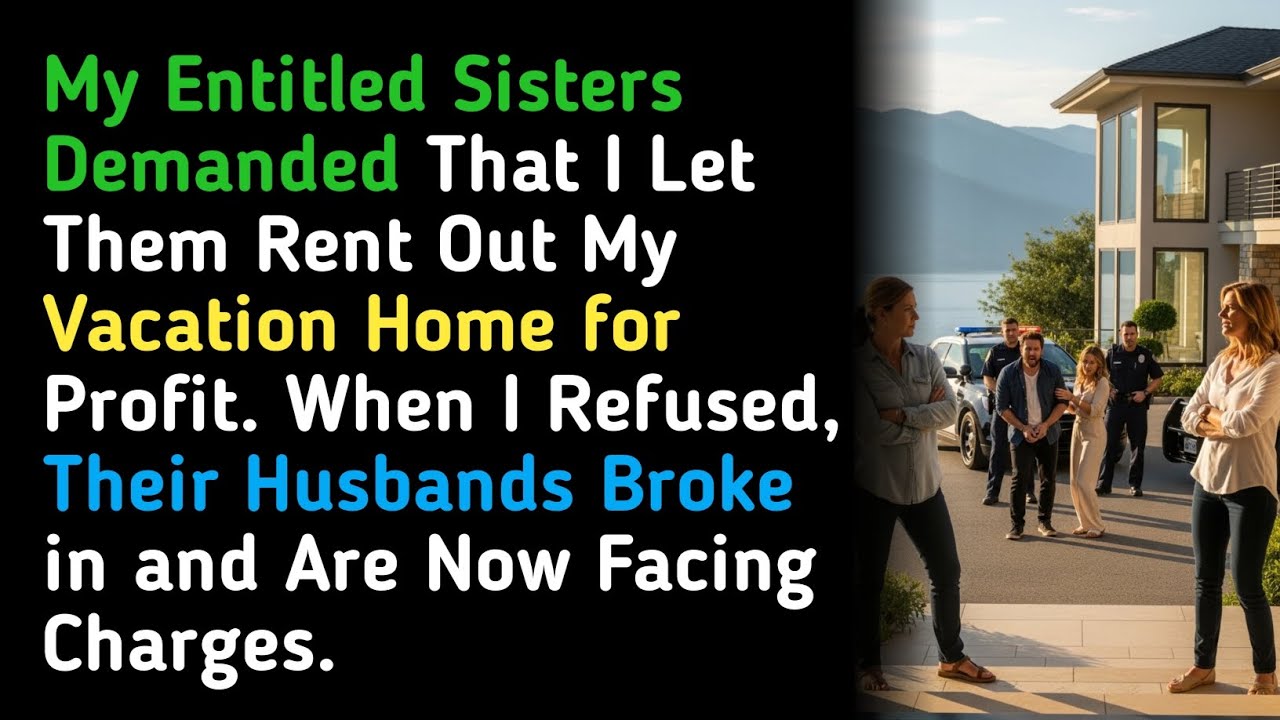 My Entitled Sisters Demanded That I Let Them Rent Out My Vacation Home for Profit. When I Refused...