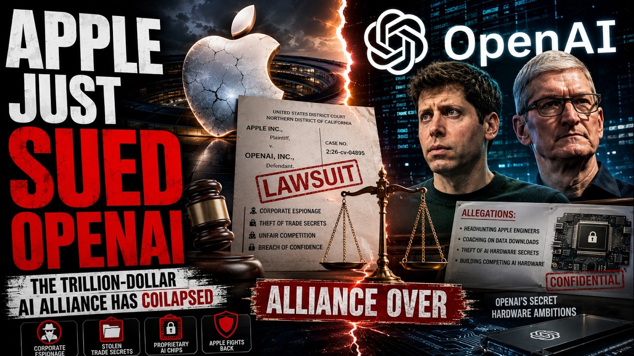 Apple Just Sued OpenAI: The Trillion-Dollar AI Alliance Has Collapsed