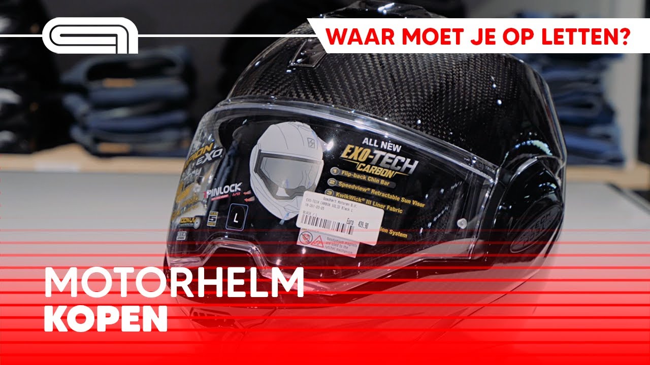 Motorhelm kopen, waar moet je op letten?
