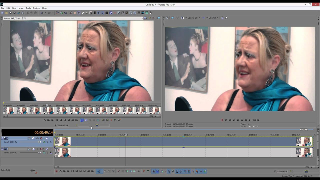 Sony Vegas: Suavizado de Piel