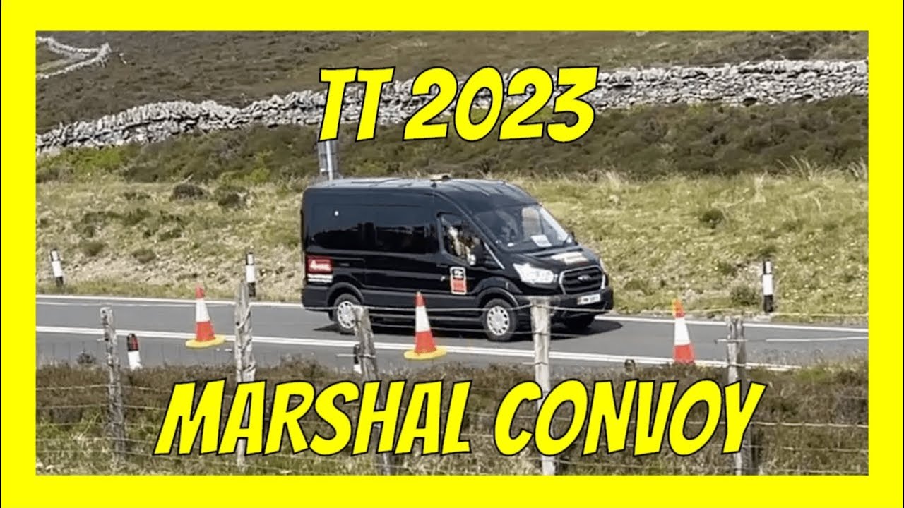 Isle Of Man TT 2023 Marshal Convoy The Orange Army