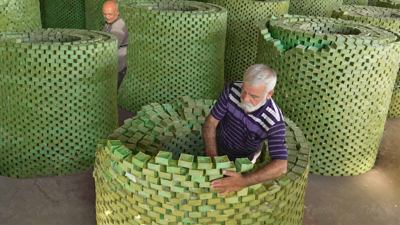 How They Produce Millions of Olive Oil Soap Bars by Hand