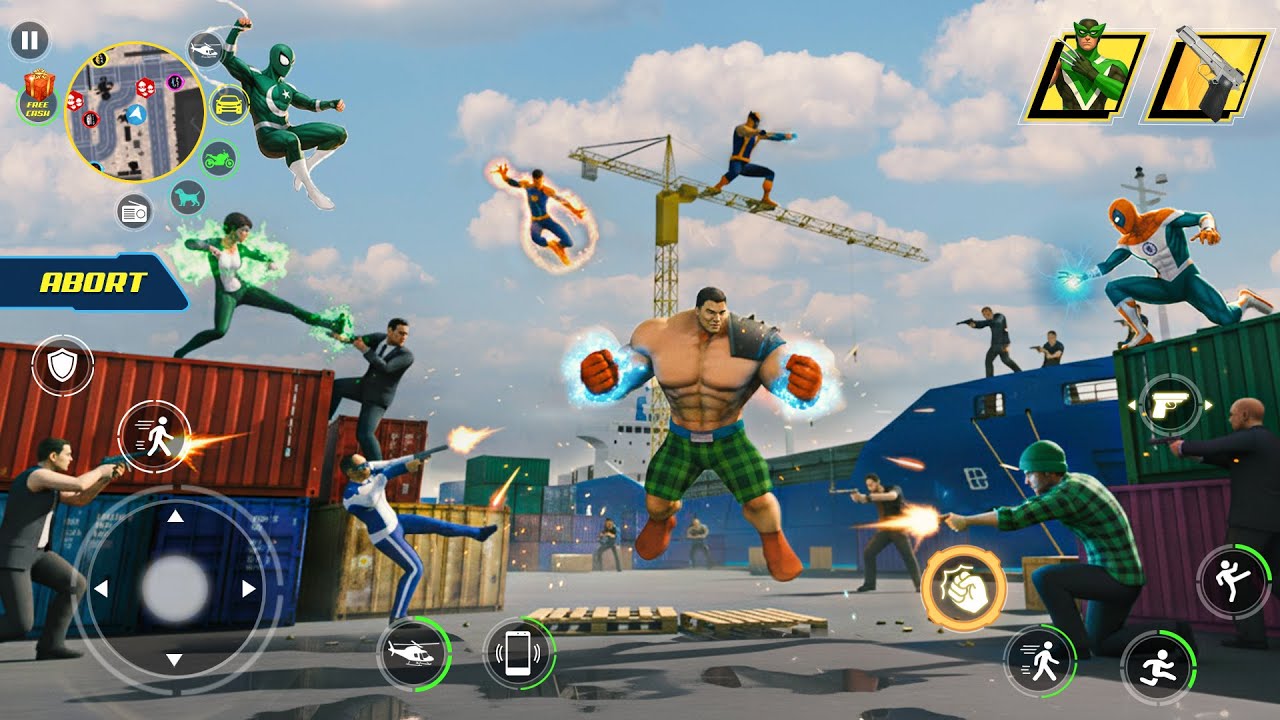 Superhero games Action fighter - Full Super Teaser for Super heros vegas #androidgames #mobilegame