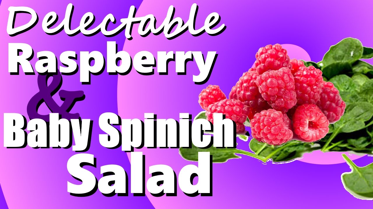 Baby Spinach & Raspberry Vinaigrette Salad - Cooking With Chrissy