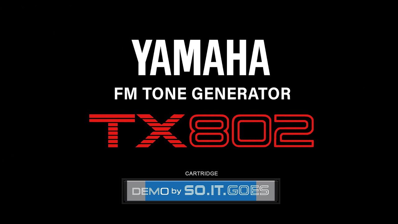 Yamaha TX802 Custom Sound Demo (No Talking)