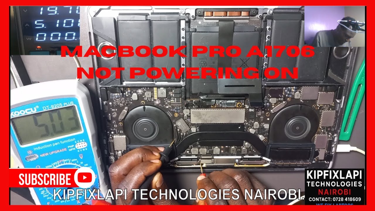 EASY WAY TO DIAGNOSE MACBOOK PRO A1706 #repair #macbook #macbookpro #laptop #laptoprepair #subscribe