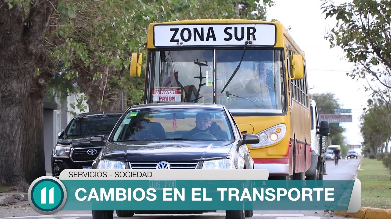 Cambios en el transporte p&uacute;blico de pasajeros
