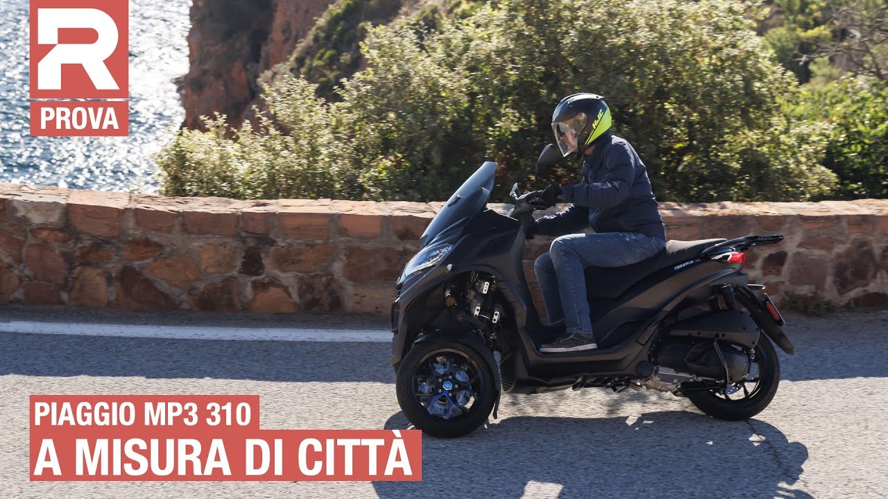 Piaggio MP3 310 2025: la prova del nuovo scooter a tre ruote pensato per la città