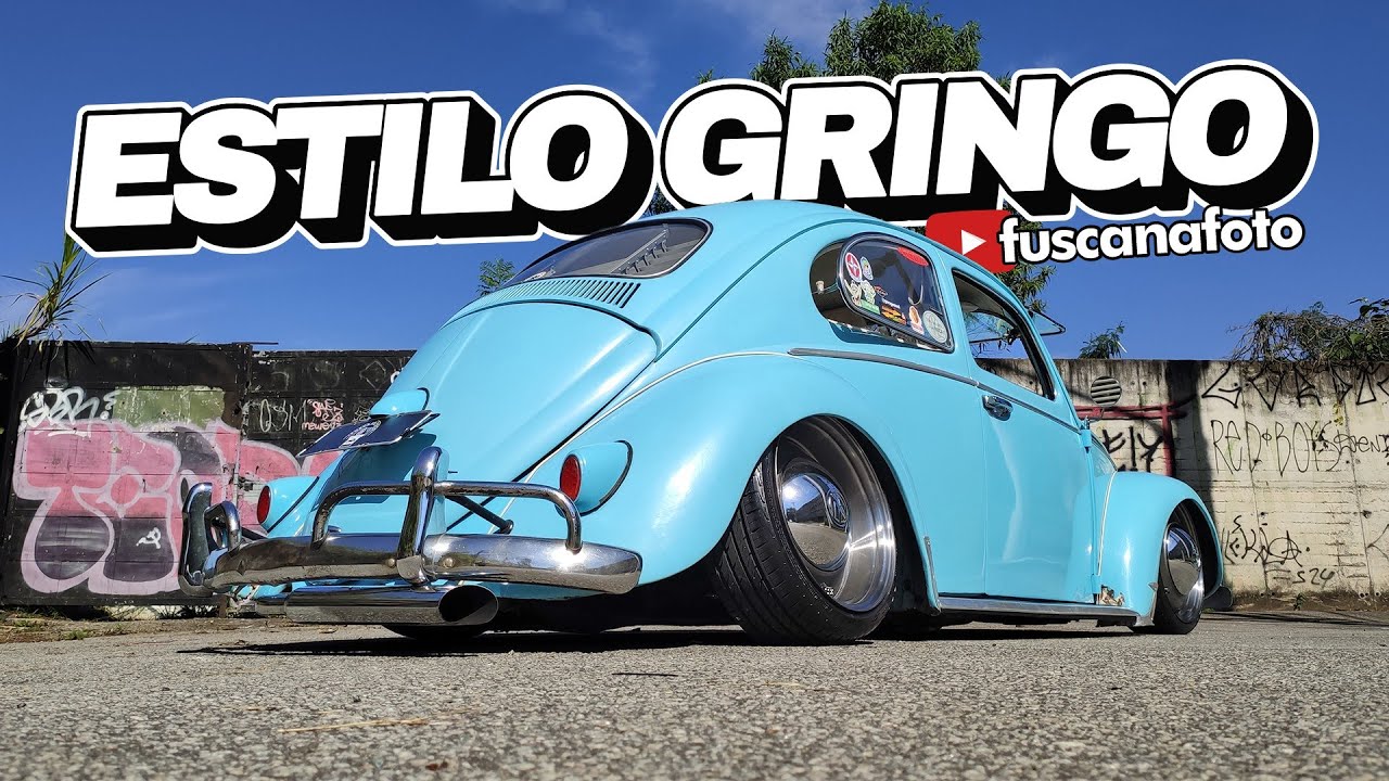 ESTILO GRINGO! FUSCA 1966 COM SUSPENSÃO A AR E RODAS 17” EXCLUSIVAS – Fusca na Foto