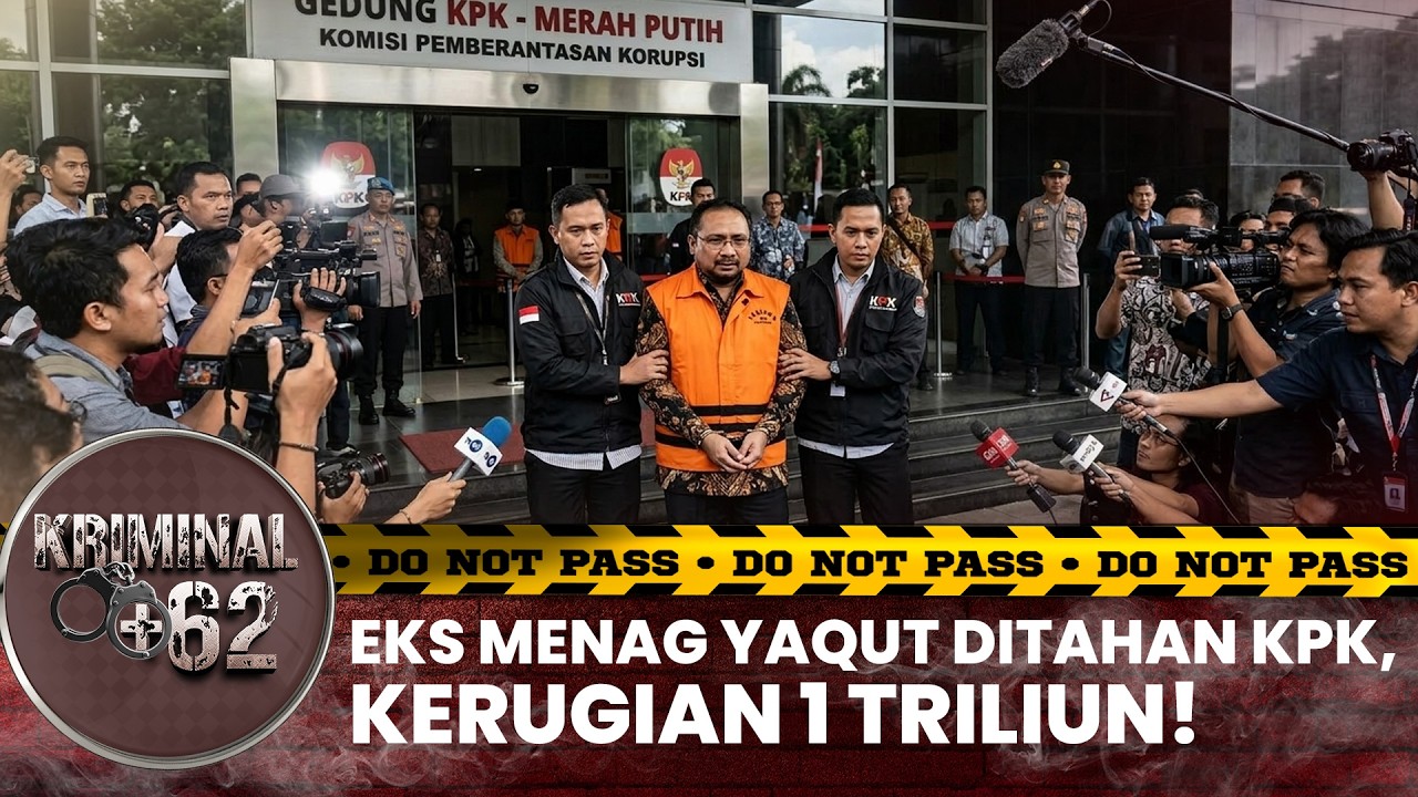 KPK Resmi Tahan Mantan Menag Yaqut Diduga Korupsi Kuota Haji, Kerugian Negara Rp1 Triliun!