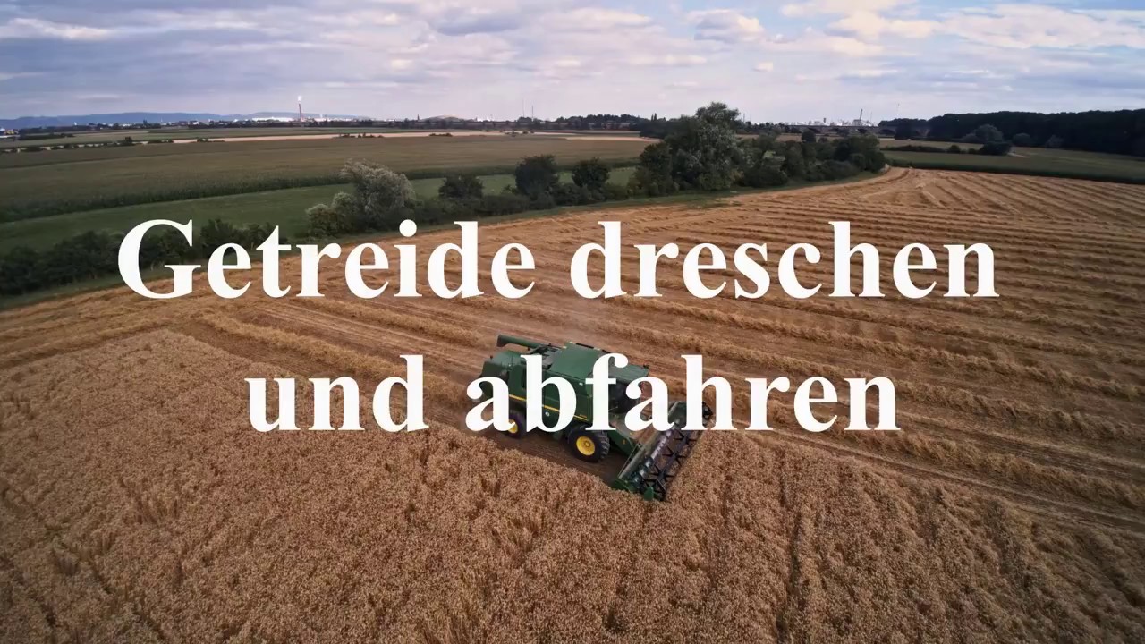 Getreide dreschen und abfahren 2018 [Cabview & Erklärung]