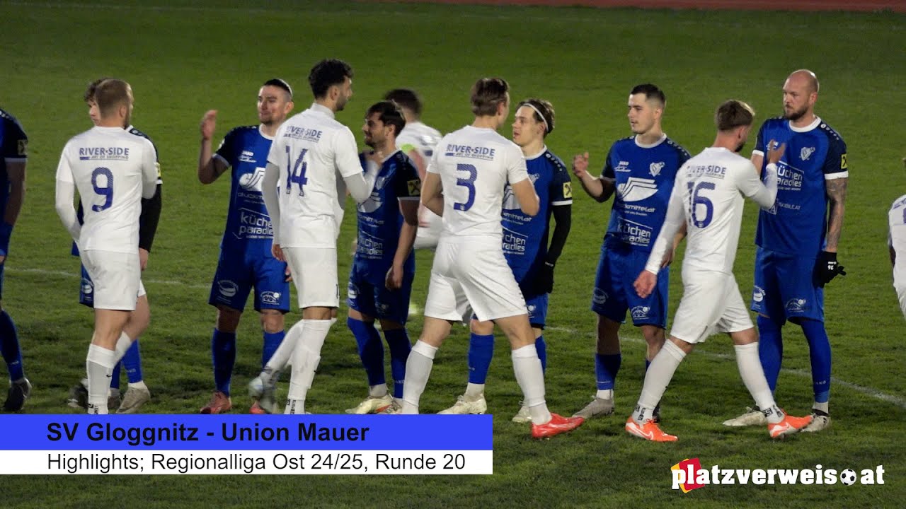 Highlights Gloggnitz - Union Mauer, Regionalliga Ost 24/25