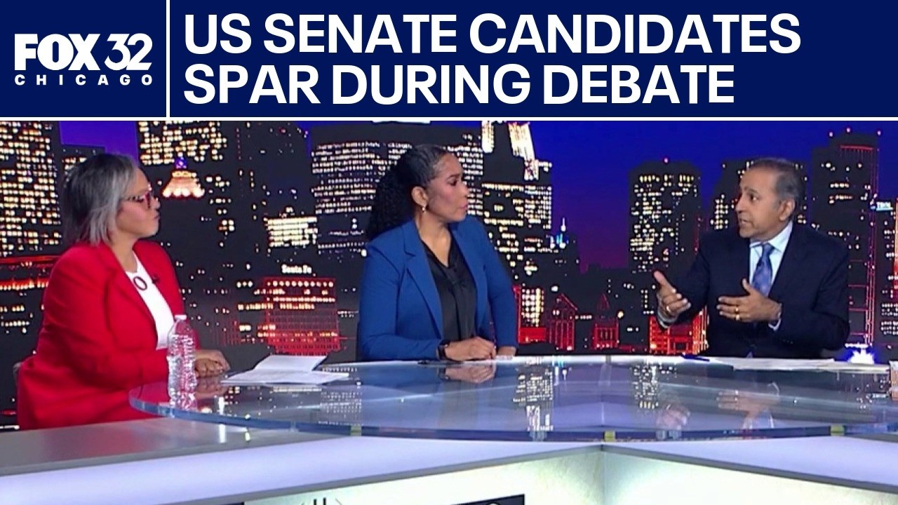 US Senate candidates discuss ICE, wages, UFOs, more in Fox Chicago debate