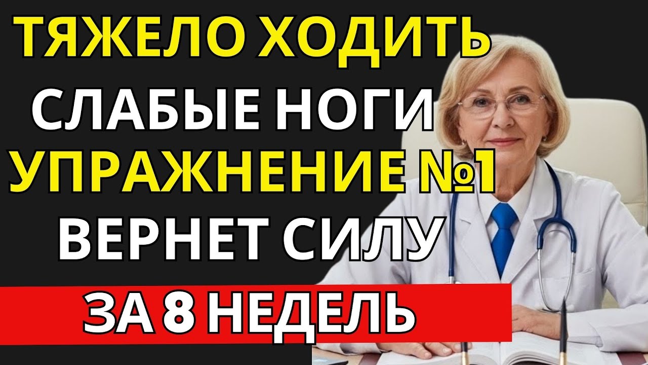 После 60 лет: 6 упражнений из Японии для удвоения силы ног | ПРАВИЛЬНОЕ ПИТАНИЕ 50+