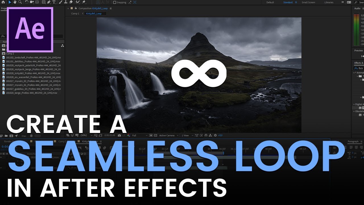 Create looping Videos in Adobe After Effects with this easy Method