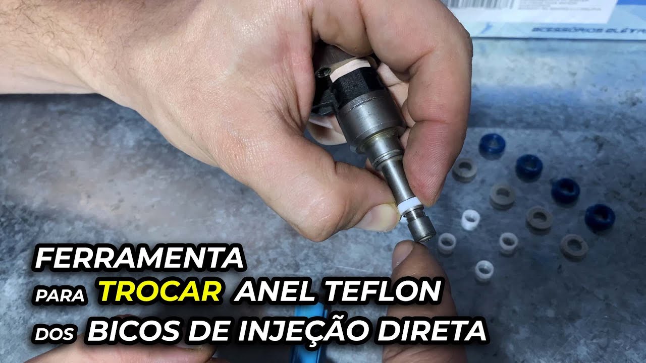 Troca do teflon dos bicos de injeção direta GDi