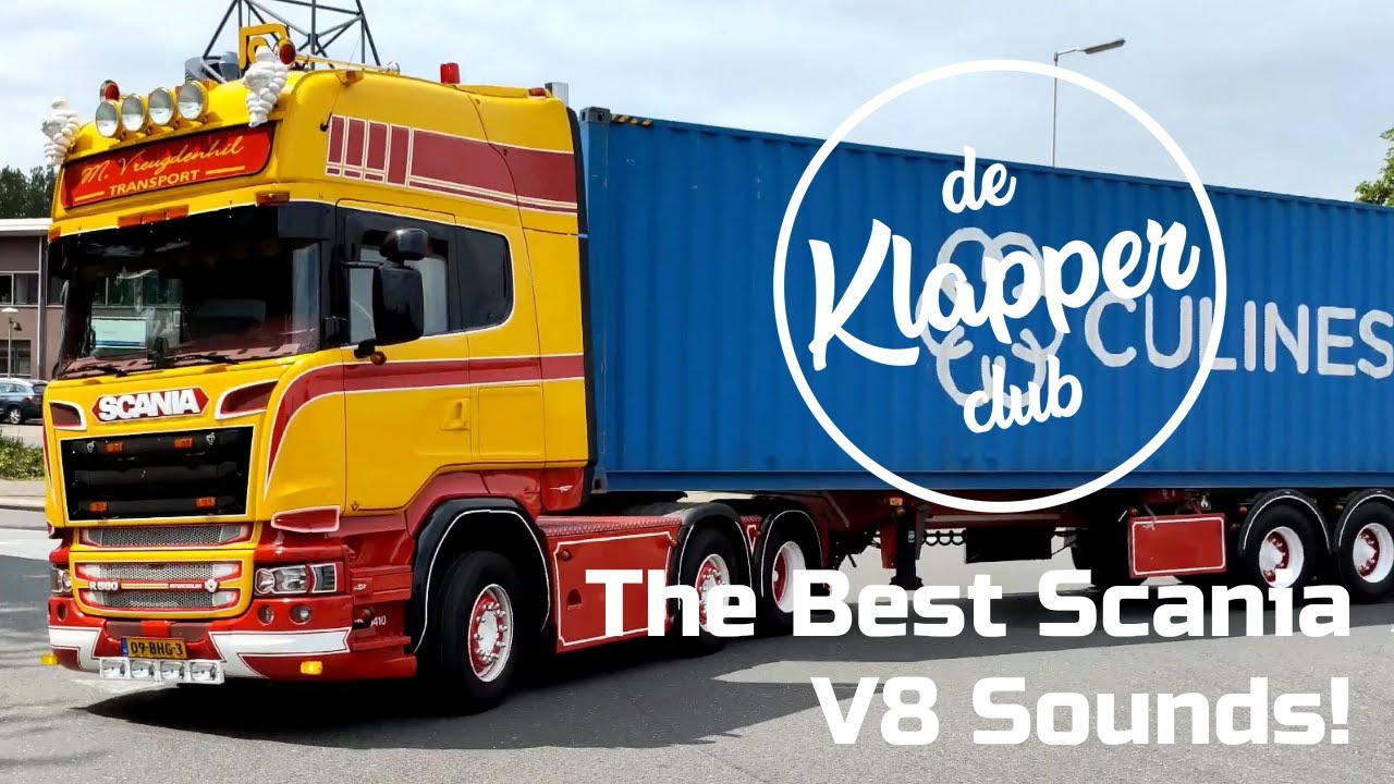 The Best Scania V8 Open Pipe Sounds! | Klapper Compilatie #10