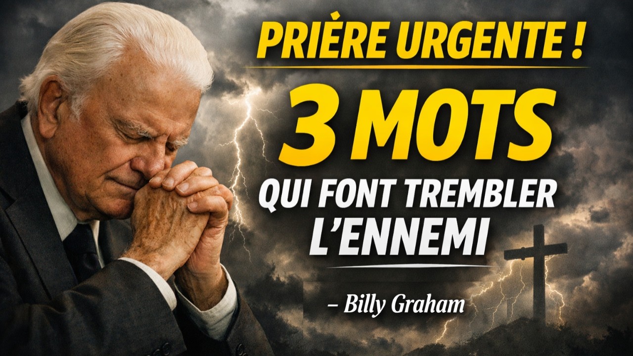 La PRIÈRE la plus courte et la plus PUISSANTE de la BIBLE : 3 MOTS qui font des miracle –BillyGraham
